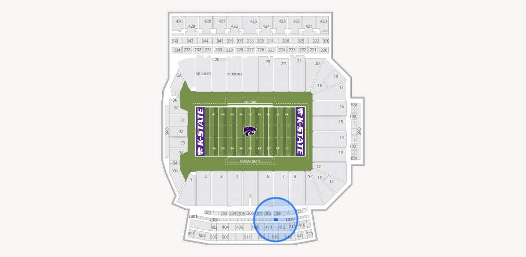 Bill Snyder Family Stadium Seating Chart