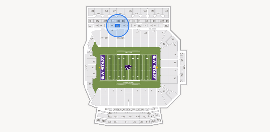 Bill Snyder Family Stadium Seating Chart