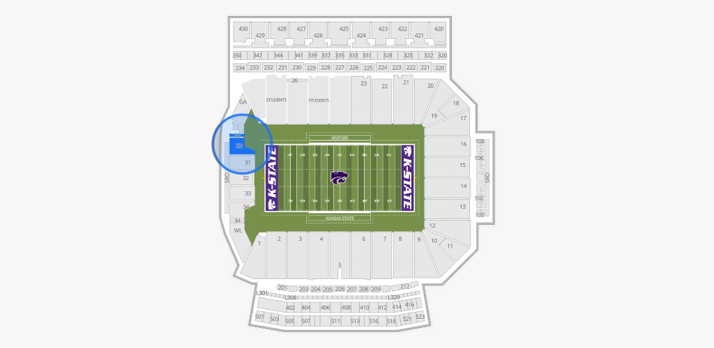 Bill Snyder Family Stadium Seating Chart