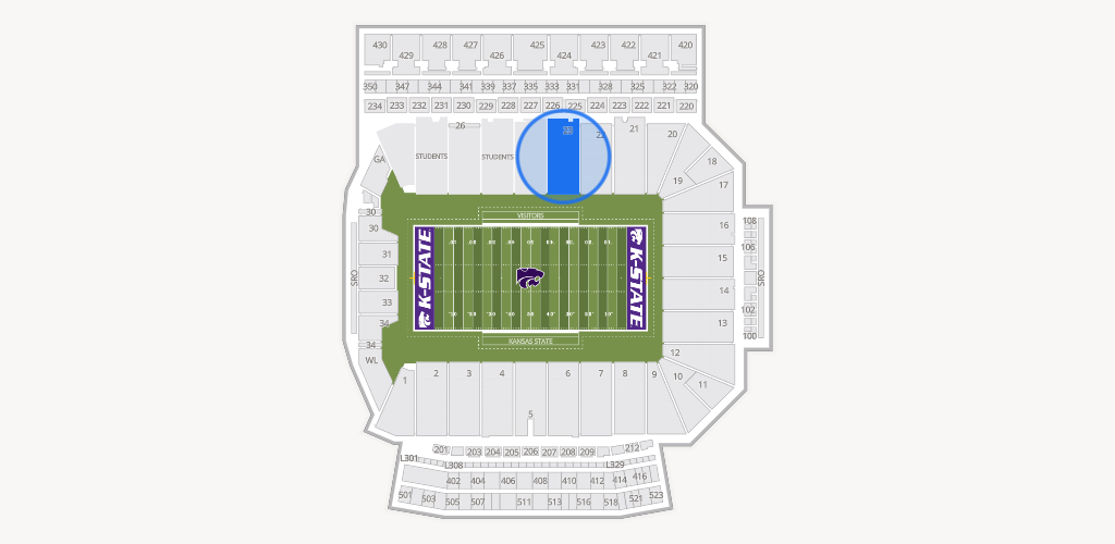 Bill Snyder Family Stadium Seating Chart