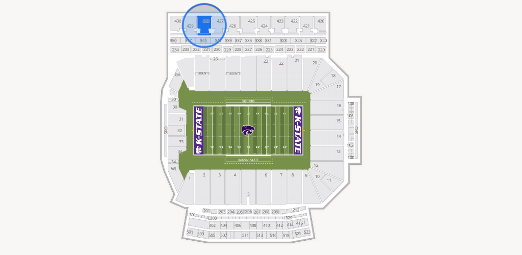 Bill Snyder Family Stadium Seating Chart