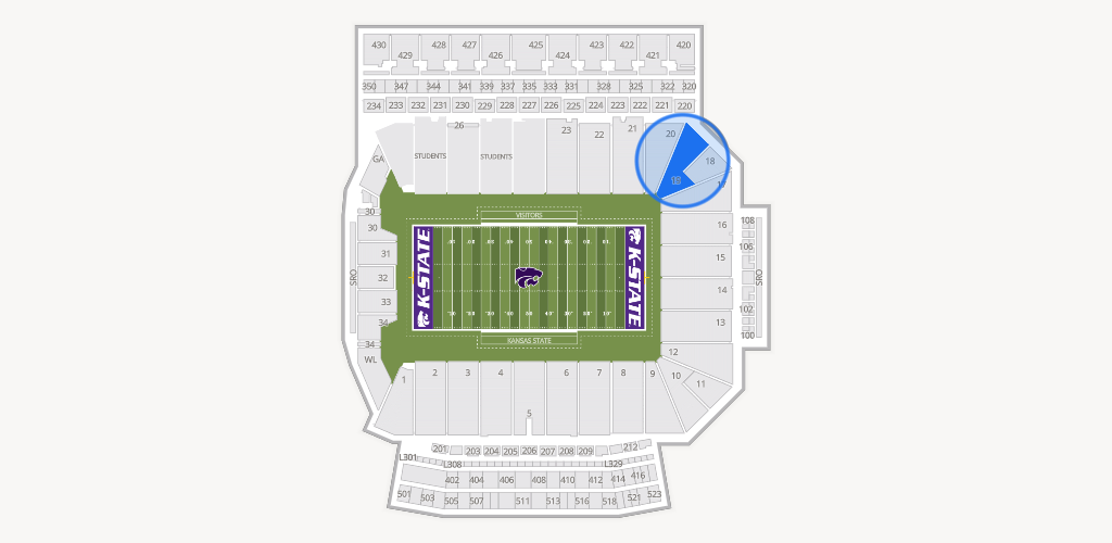 Bill Snyder Family Stadium Seating Chart