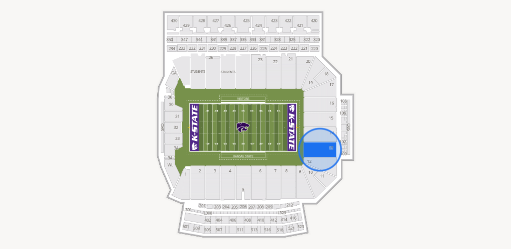 Bill Snyder Family Stadium Seating Chart