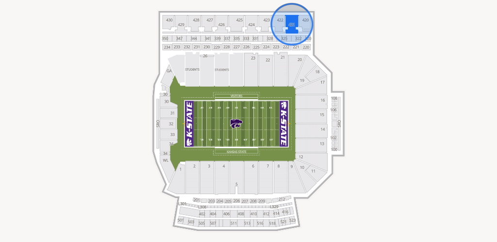 Bill Snyder Family Stadium Seating Chart