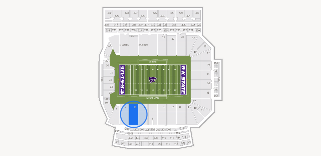 Bill Snyder Family Stadium Seating Chart