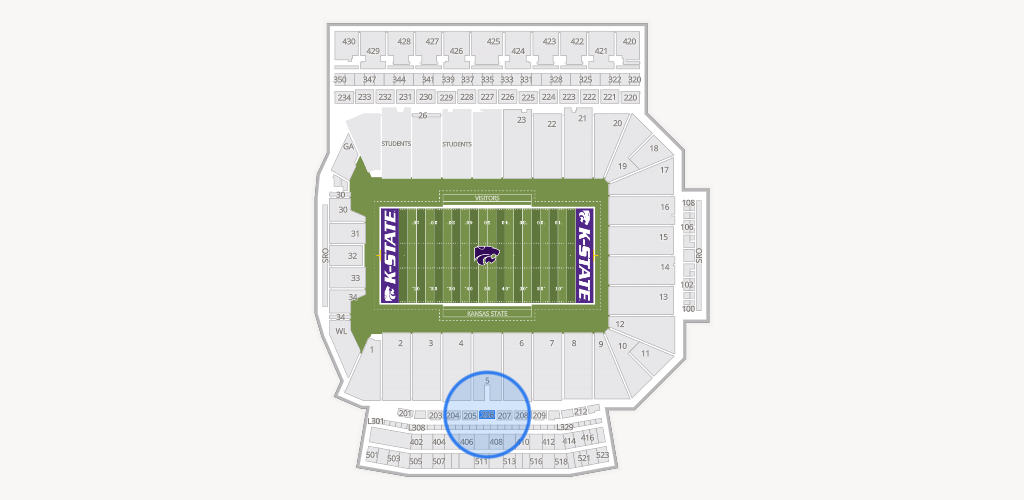 Bill Snyder Family Stadium Seating Chart