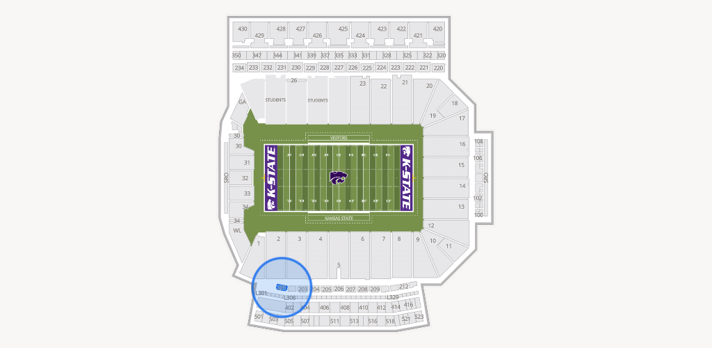 Bill Snyder Family Stadium Seating Chart