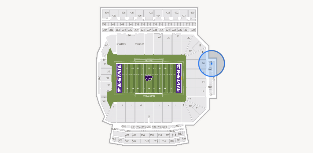 Bill Snyder Family Stadium Seating Chart
