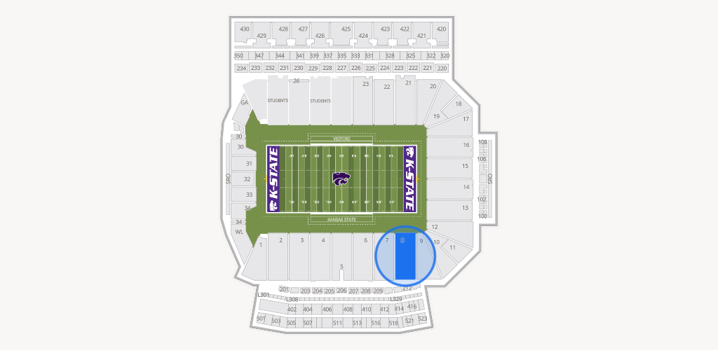 Bill Snyder Family Stadium Seating Chart