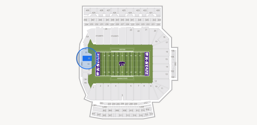Bill Snyder Family Stadium Seating Chart