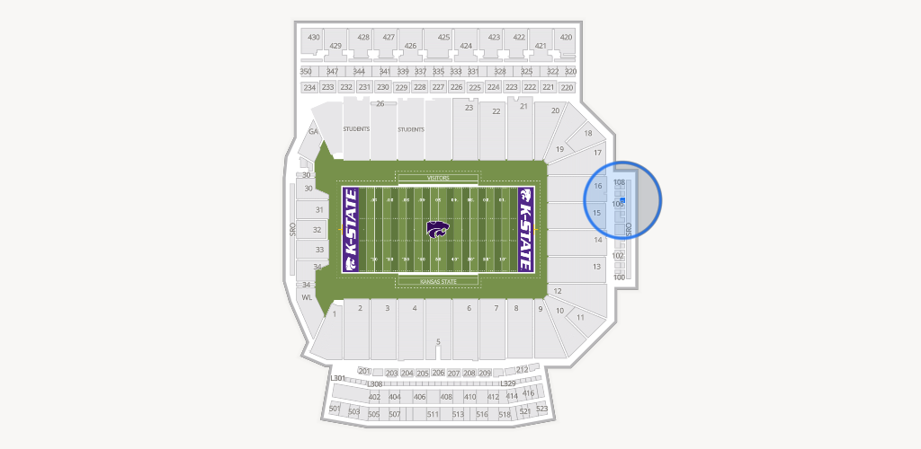 Bill Snyder Family Stadium Seating Chart