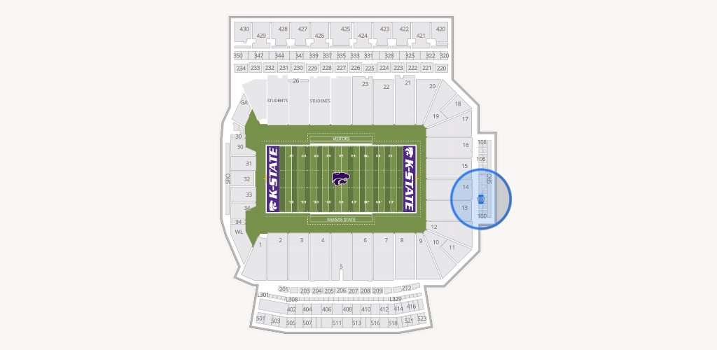 Bill Snyder Family Stadium Seating Chart