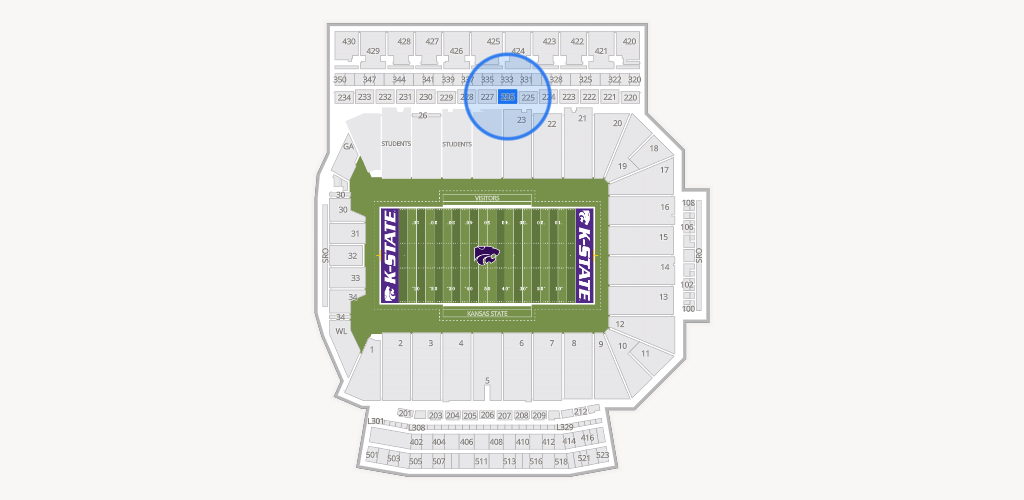 Bill Snyder Family Stadium Seating Chart
