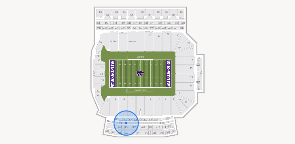 Bill Snyder Family Stadium Seating Chart