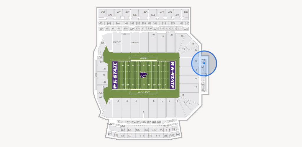 Bill Snyder Family Stadium Seating Chart