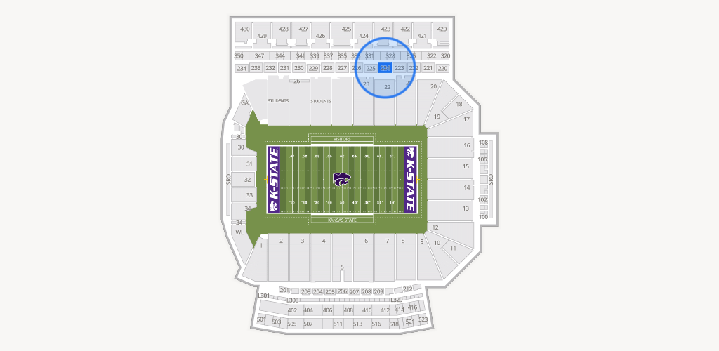 Bill Snyder Family Stadium Seating Chart