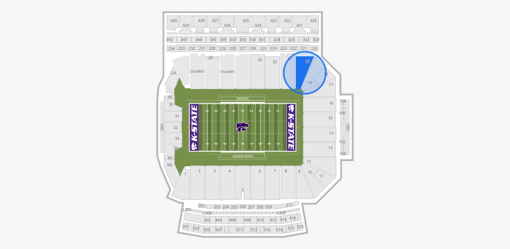Bill Snyder Family Stadium Seating Chart