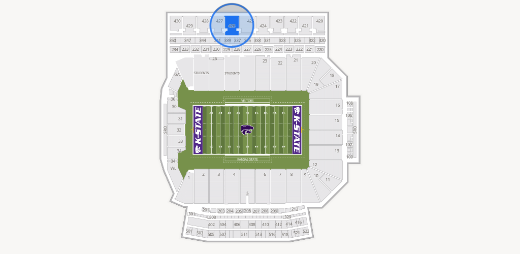 Bill Snyder Family Stadium Seating Chart