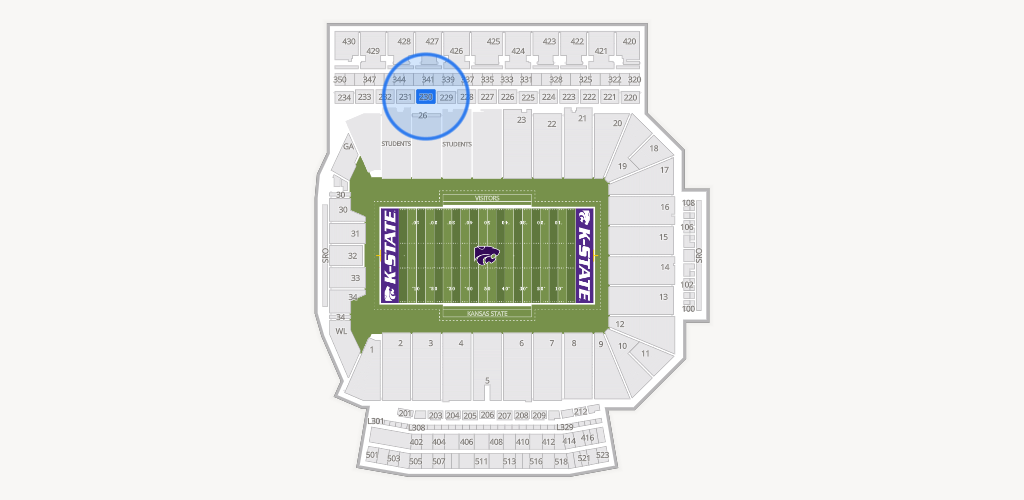 Bill Snyder Family Stadium Seating Chart