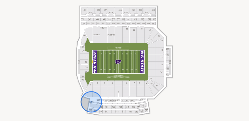 Bill Snyder Family Stadium Seating Chart