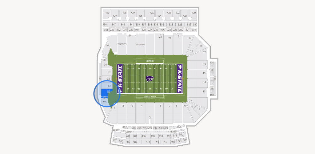 Bill Snyder Family Stadium Seating Chart