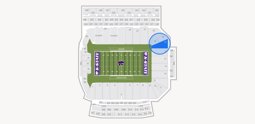 Bill Snyder Family Stadium Seating Chart