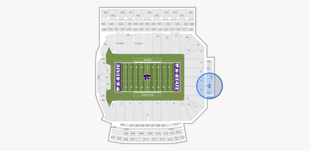 Bill Snyder Family Stadium Seating Chart
