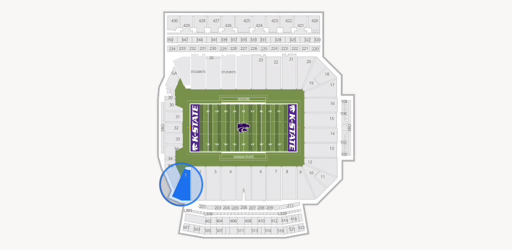 Bill Snyder Family Stadium Seating Chart