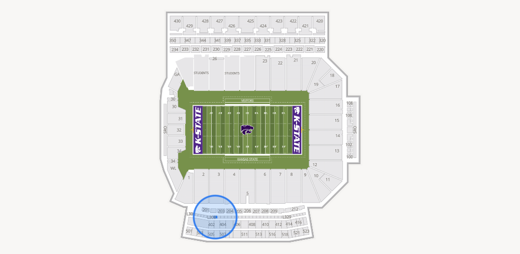 Bill Snyder Family Stadium Seating Chart