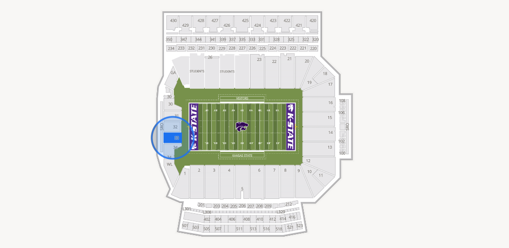 Bill Snyder Family Stadium Seating Chart
