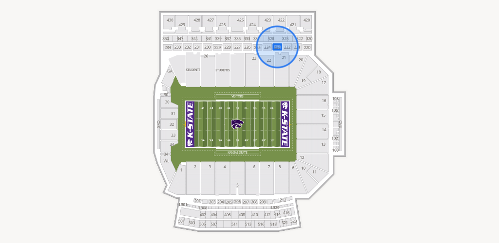 Bill Snyder Family Stadium Seating Chart