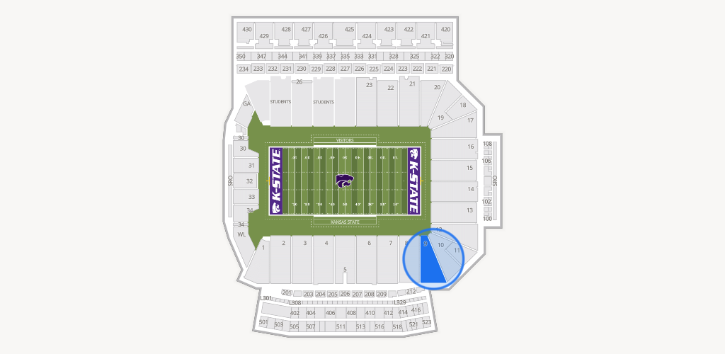Bill Snyder Family Stadium Seating Chart