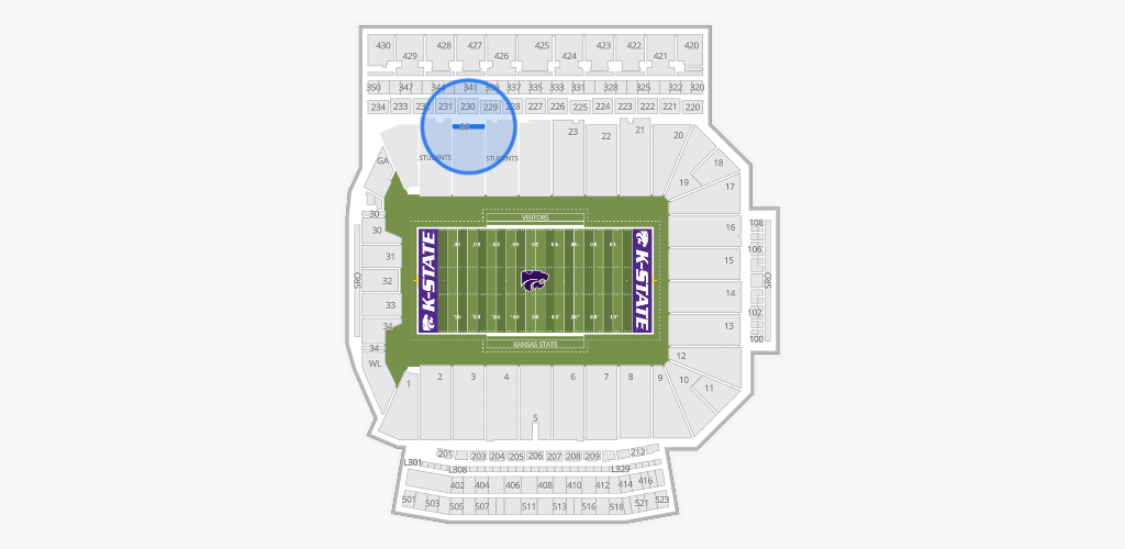 Bill Snyder Family Stadium Seating Chart