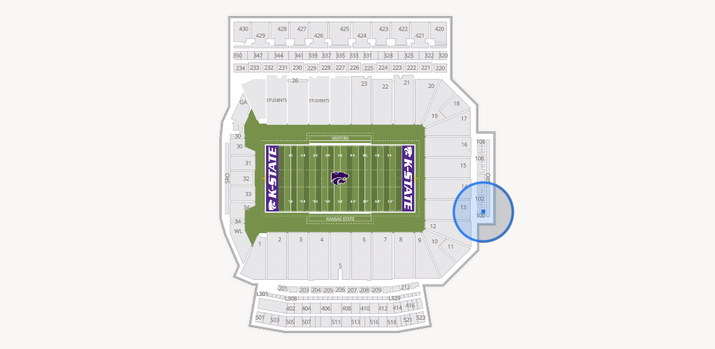 Bill Snyder Family Stadium Seating Chart