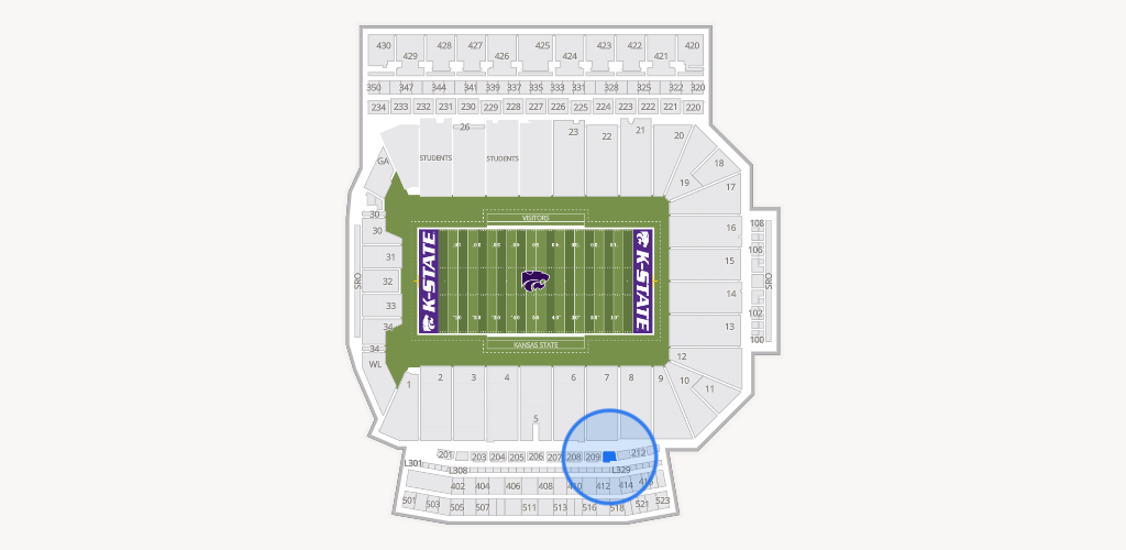 Bill Snyder Family Stadium Seating Chart