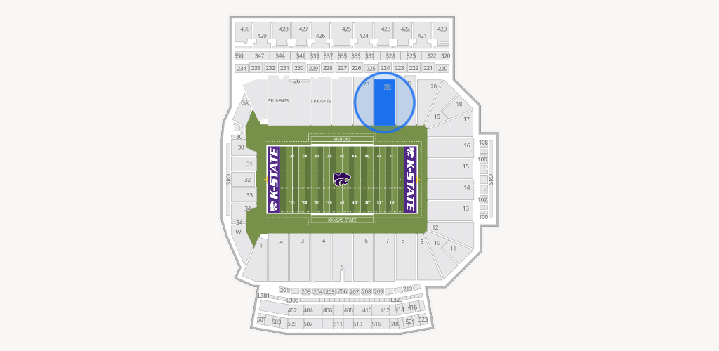 Bill Snyder Family Stadium Seating Chart