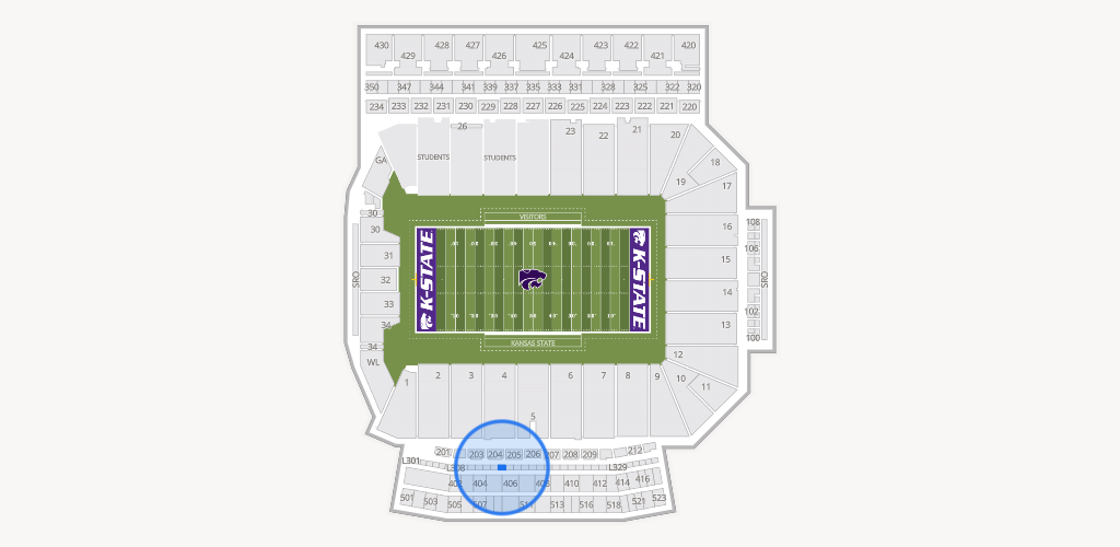 Bill Snyder Family Stadium Seating Chart