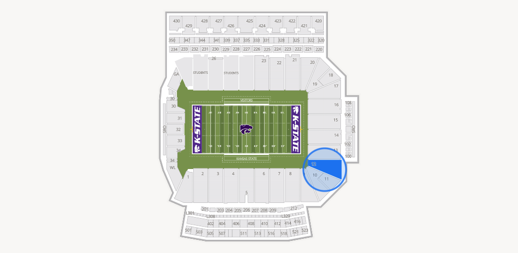 Bill Snyder Family Stadium Seating Chart