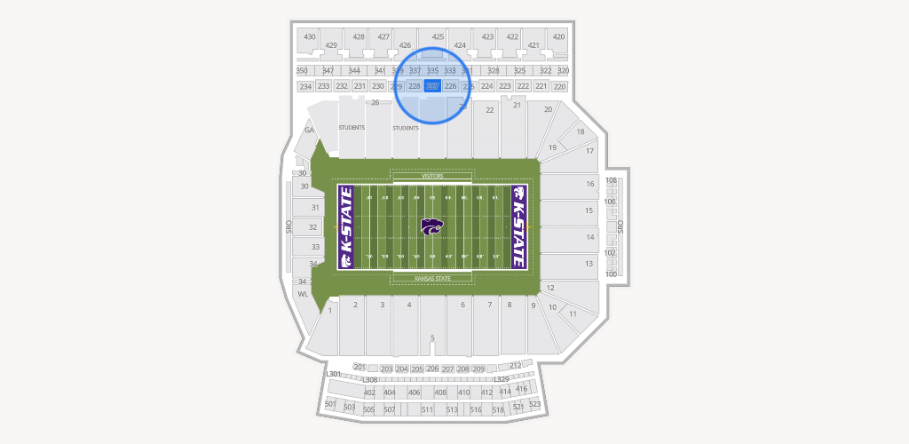 Bill Snyder Family Stadium Seating Chart