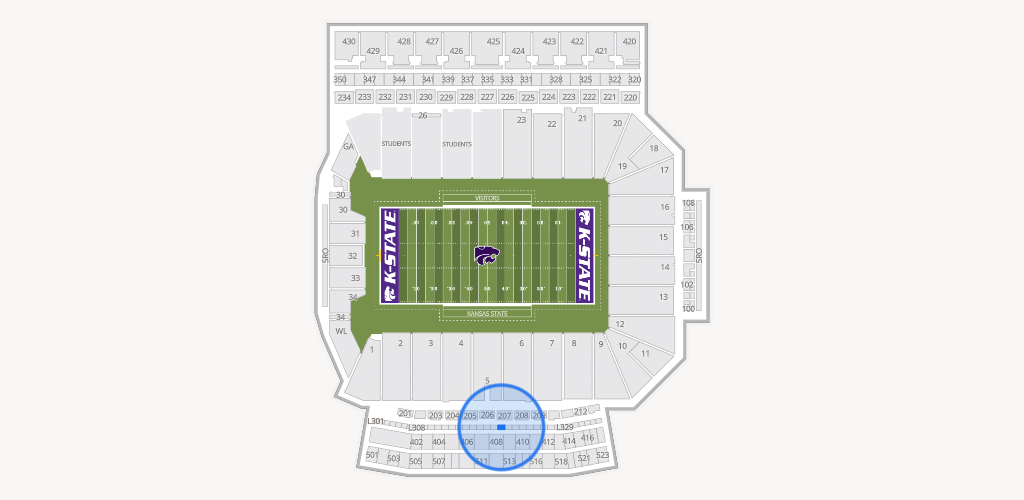Bill Snyder Family Stadium Seating Chart