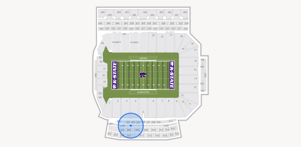 Bill Snyder Family Stadium Seating Chart