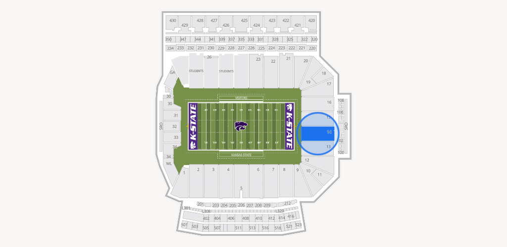 Bill Snyder Family Stadium Seating Chart