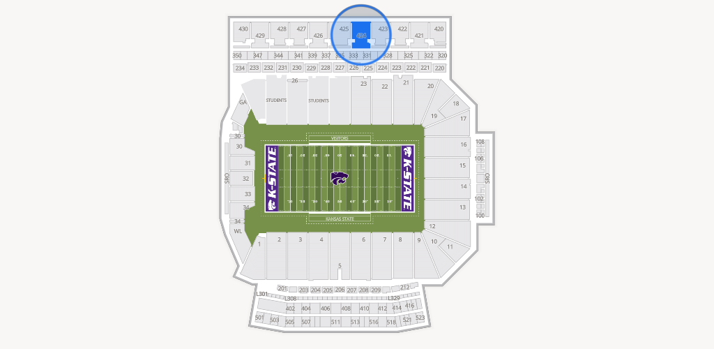 Bill Snyder Family Stadium Seating Chart