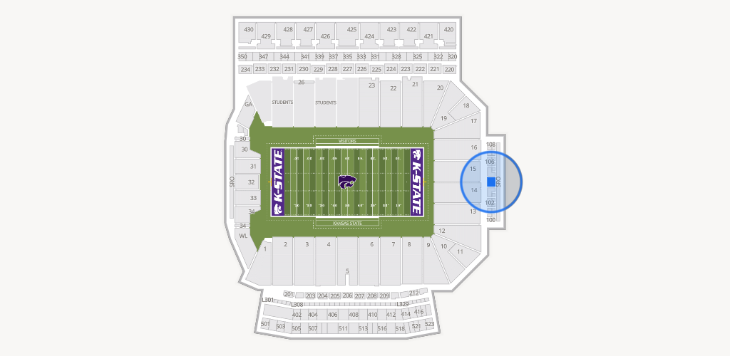 Bill Snyder Family Stadium Seating Chart