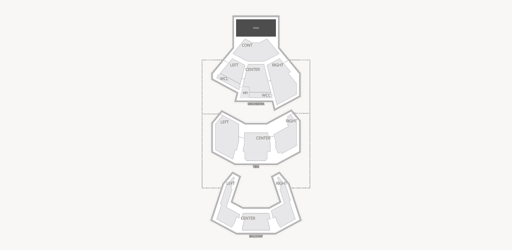 BJCC Concert Hall Seating Chart