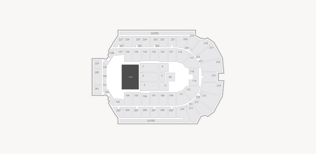 Blue Cross Arena Seating Chart