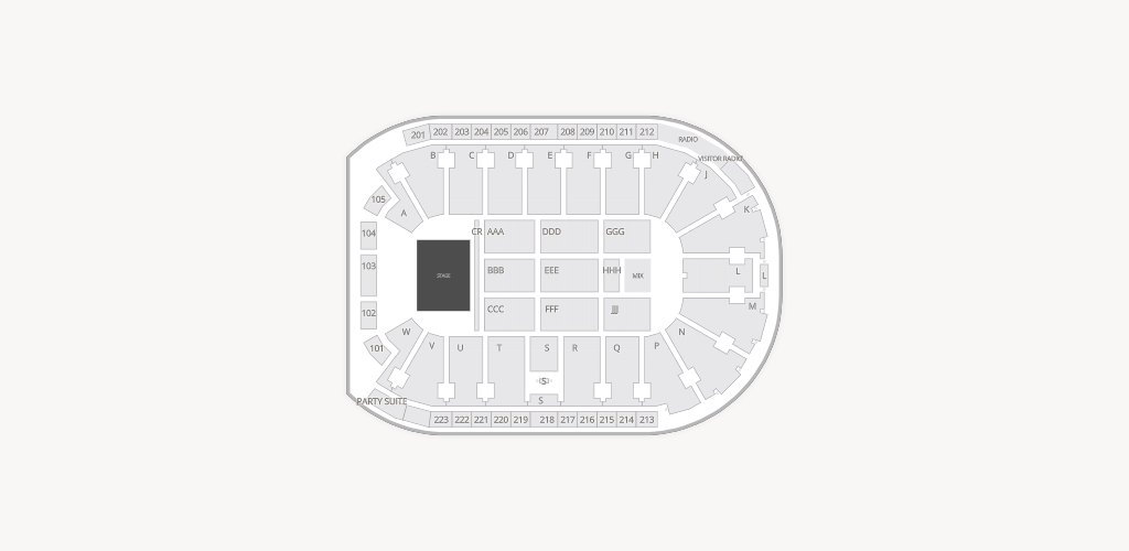 Blue Federal Credit Union Arena Seating Chart