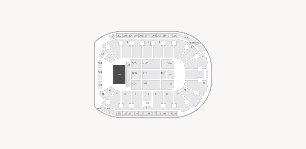 Blue Federal Credit Union Arena Seating Chart