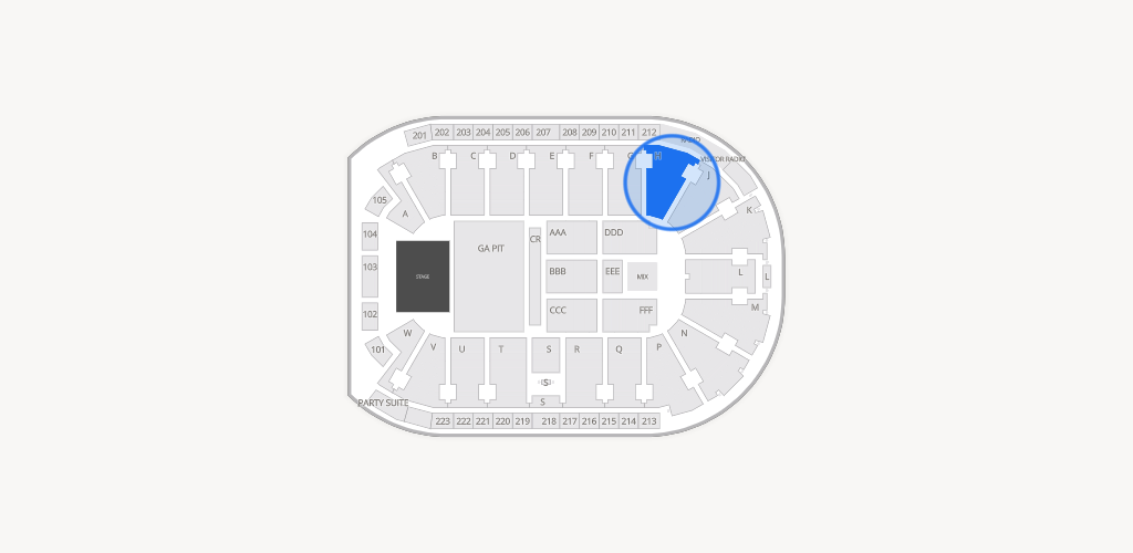 Blue Federal Credit Union Arena Seating Chart