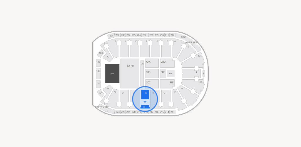 Blue Federal Credit Union Arena Seating Chart